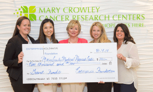 The Enterprise Holdings Foundation donated $1000 to Mary Crowley Cancer Research