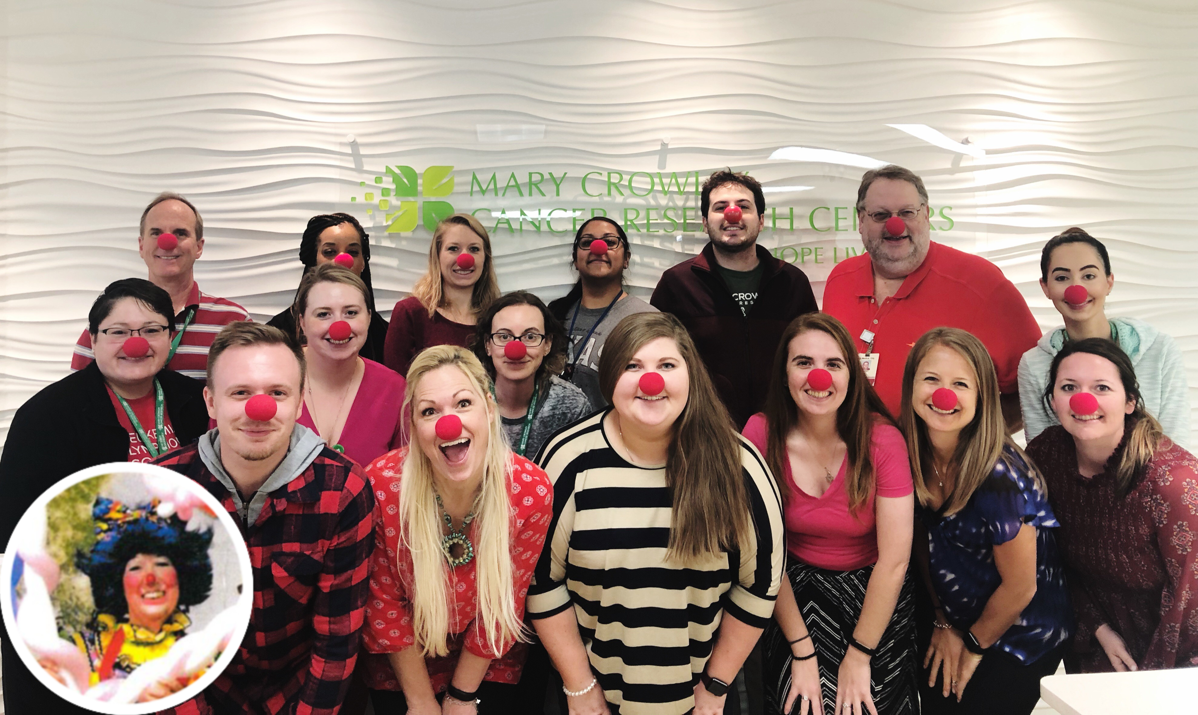 Mary Crowley Staff on Red Nose Day