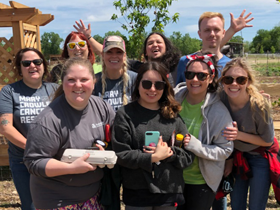 Mary Crowley team photo at Bonton Farm